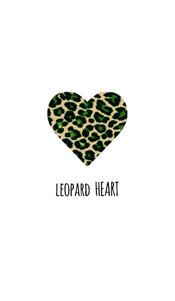 [LINE着せ替え] レオパード ハート 24の画像1