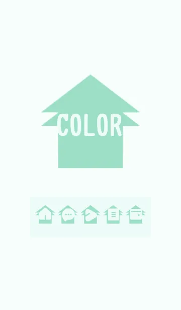 [LINE着せ替え] green color T05の画像1