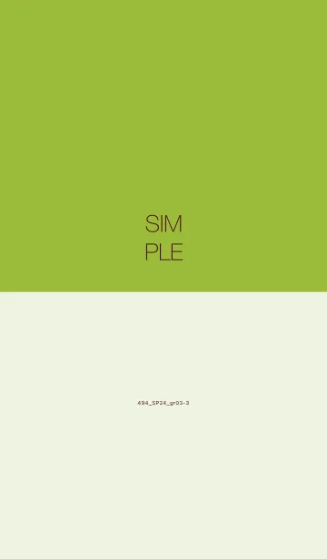 [LINE着せ替え] 494_24_グリーン3-3の画像1