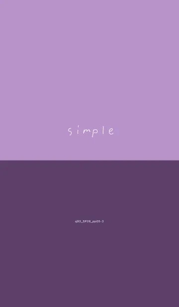 [LINE着せ替え] q93_26_パープル5-3の画像1