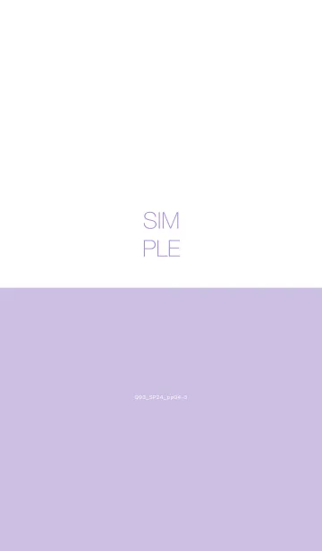 [LINE着せ替え] Q93_24_パープル4-3の画像1