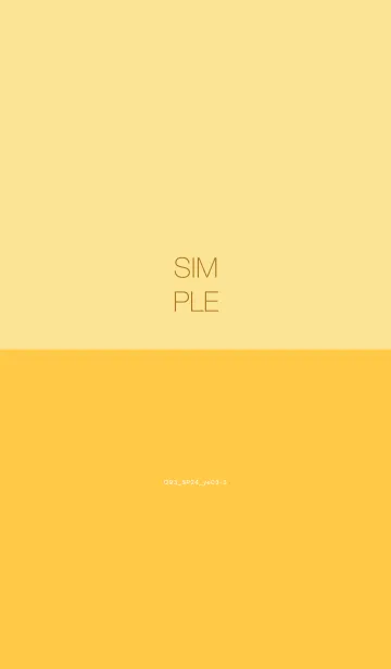 [LINE着せ替え] Q93_24_イエロー3-3の画像1