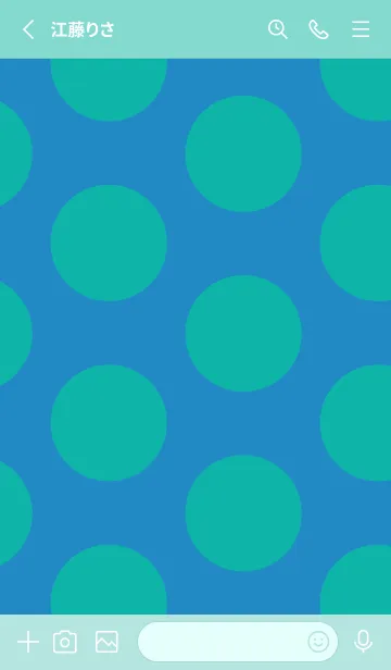 [LINE着せ替え] シンプル ドット 160の画像2