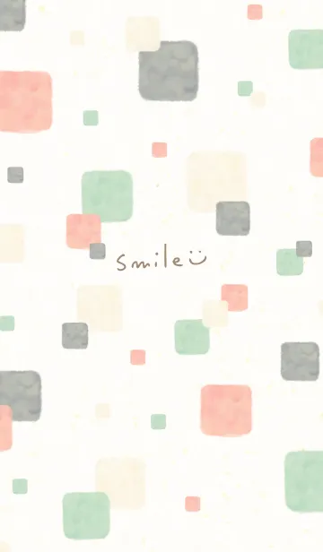 [LINE着せ替え] 水彩 四角 オシャレ15の画像1