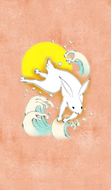 [LINE着せ替え] 幸運の白兔の画像1