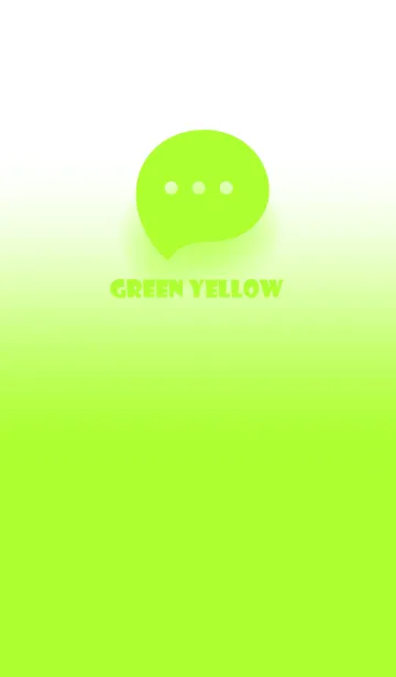 [LINE着せ替え] Green Yellow  & White Theme V.2 (JP)の画像1