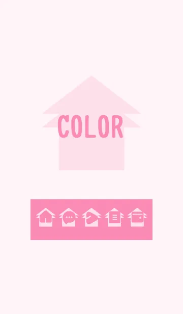[LINE着せ替え] pink color T01の画像1