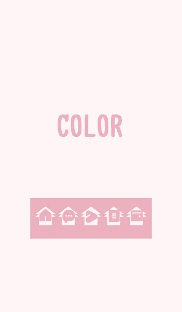 [LINE着せ替え] pink color T05の画像1