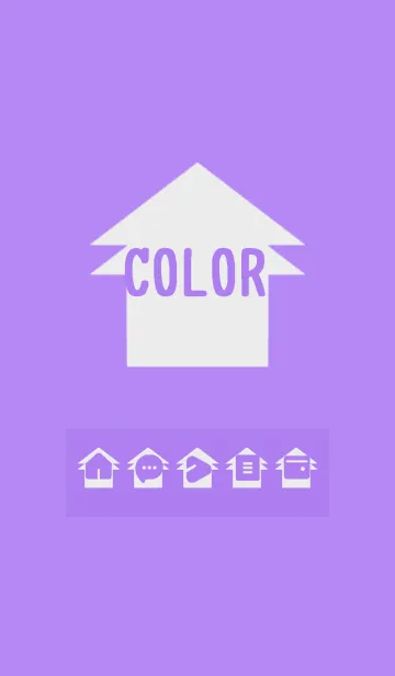 [LINE着せ替え] purple color T01の画像1