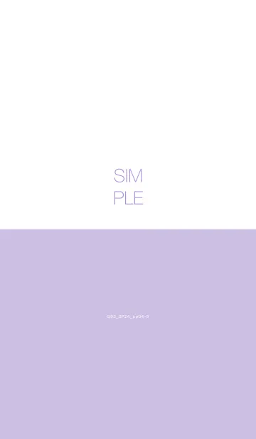 [LINE着せ替え] Q93_24_パープル4-9の画像1