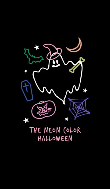 [LINE着せ替え] ネオンカラー ハローウィン 11の画像1