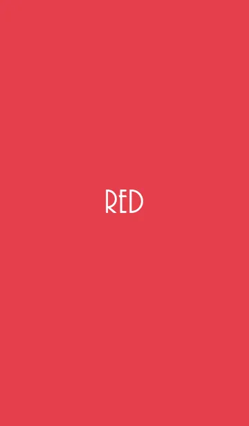 [LINE着せ替え] 赤色のシンプルな着せかえの画像1