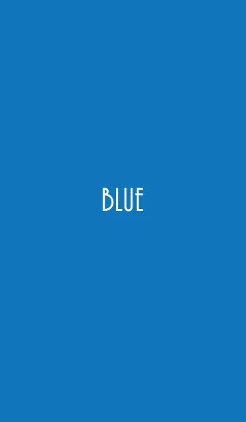[LINE着せ替え] 青色のシンプルな着せかえの画像1