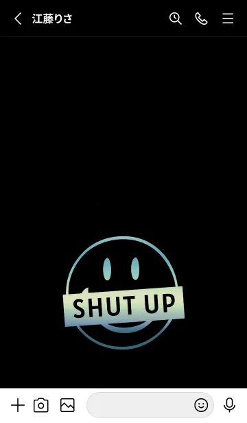 [LINE着せ替え] スマイル グラデーション 171の画像2