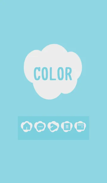 [LINE着せ替え] green color U06の画像1