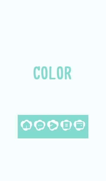 [LINE着せ替え] green color U08の画像1