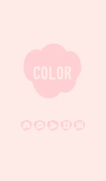 [LINE着せ替え] pink color U02の画像1