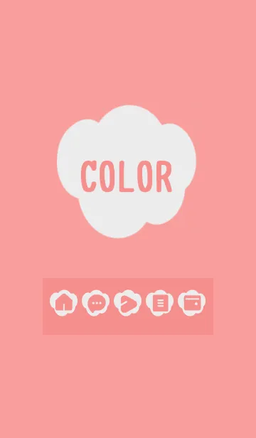 [LINE着せ替え] red color U01の画像1