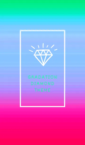 [LINE着せ替え] グラデーション ダイアモンド  171の画像1