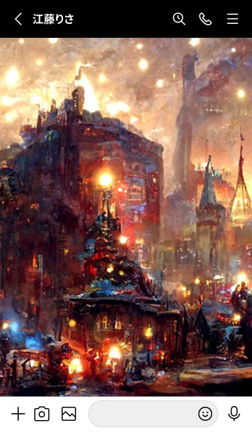 [LINE着せ替え] クリスマスの街 #3_29。の画像2