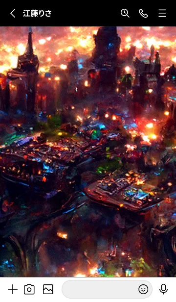 [LINE着せ替え] クリスマスの街 #3_28。の画像2