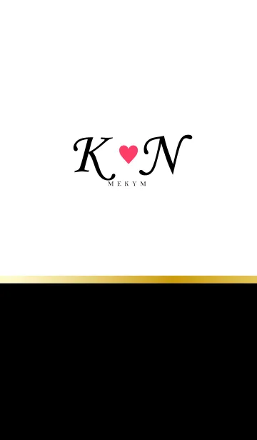 [LINE着せ替え] LOVE-INITIAL K&N イニシャル 5の画像1