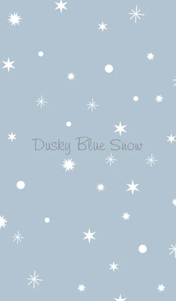 [LINE着せ替え] Dusky Blue Snow.MEKYMの画像1