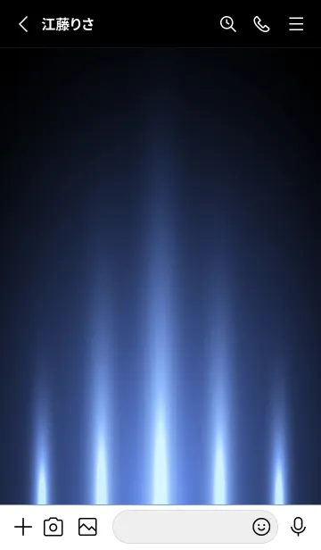 [LINE着せ替え] DEEPSKY BLUE LIGHT 2の画像2