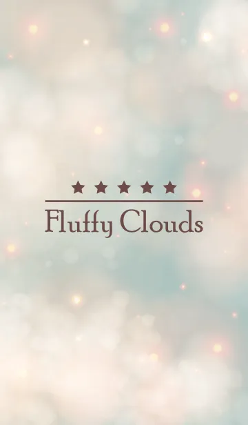 [LINE着せ替え] Fluffy Clouds RETRO-MEKYM 10の画像1