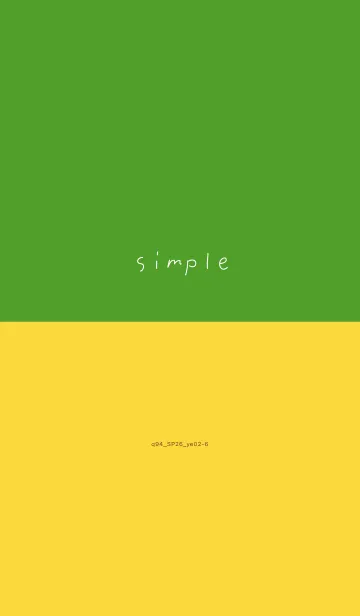 [LINE着せ替え] q94_26_イエロー2-6の画像1