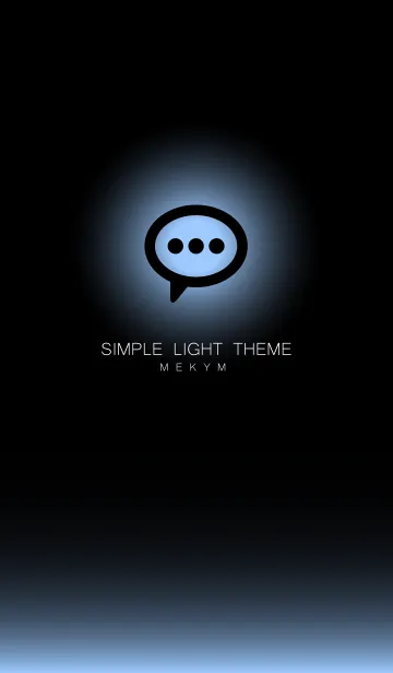 [LINE着せ替え] SIMPLE LIGHT ICON-GRADATION 21の画像1