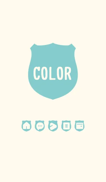 [LINE着せ替え] beige color V04の画像1