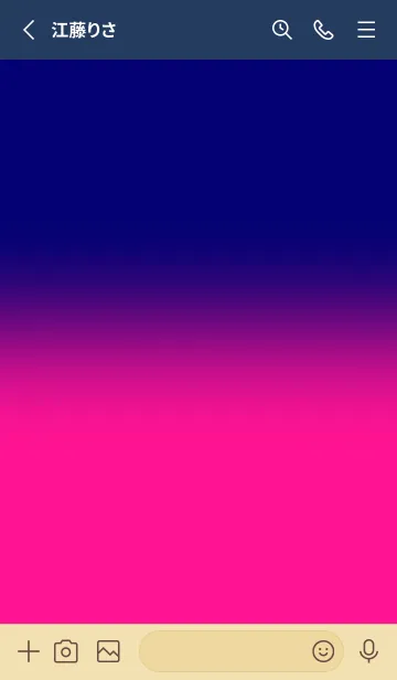 [LINE着せ替え] Deep Blue & Deep Pink Theme V3 (JP)の画像2