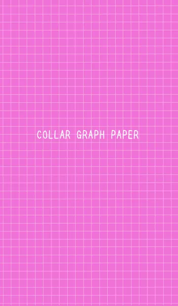 [LINE着せ替え] カラー方眼紙の着せかえ/ビビッドピンクの画像1