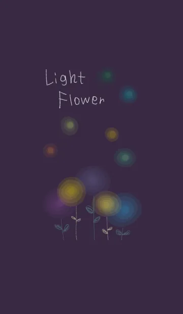 [LINE着せ替え] Light flower 2の画像1