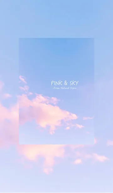 [LINE着せ替え] PINK＆SKY 12 ／ナチュラルスタイルの画像1