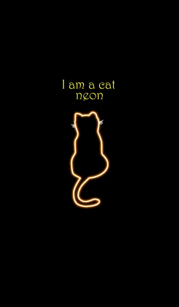 [LINE着せ替え] I am a cat neon 27の画像1