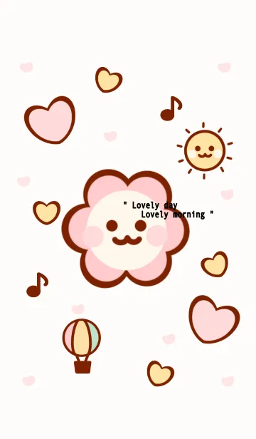 [LINE着せ替え] Lovely morning themeの画像1