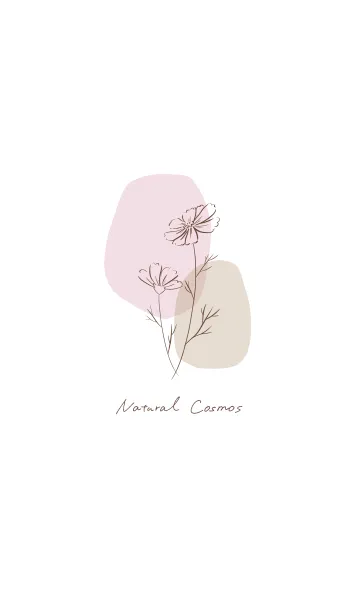 [LINE着せ替え] Natural cosmos/pink&beigeの画像1