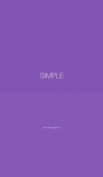 [LINE着せ替え] 894_25_パープル1-6の画像1