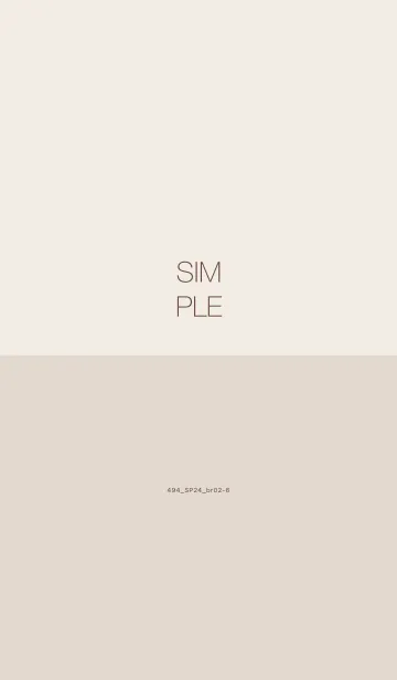 [LINE着せ替え] 494_24_ブラウン2-6の画像1