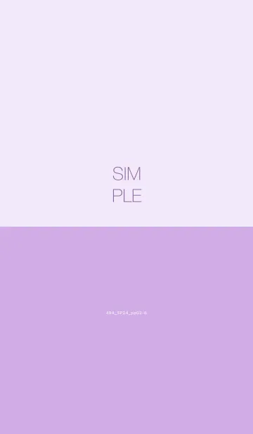 [LINE着せ替え] 494_24_パープル2-6の画像1