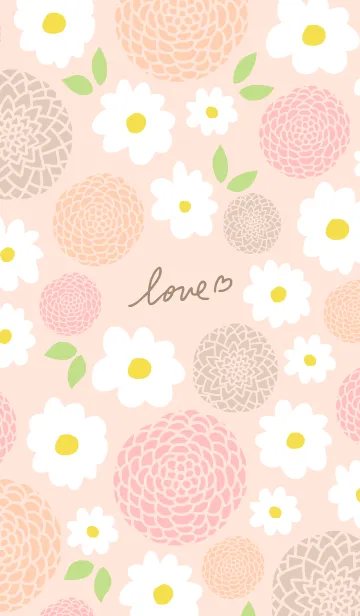 [LINE着せ替え] 白い花と鞠花26の画像1