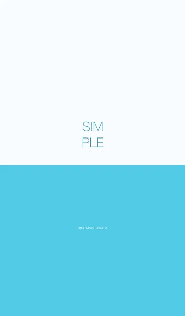 [LINE着せ替え] 494_24_ブルー3-9の画像1