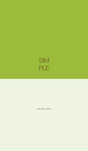 [LINE着せ替え] 494_24_グリーン3-9の画像1