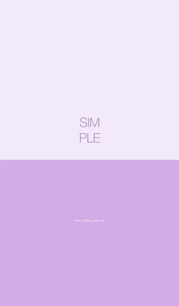 [LINE着せ替え] 494_24_パープル2-9の画像1