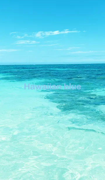 [LINE着せ替え] Hawaiian blue 20の画像1