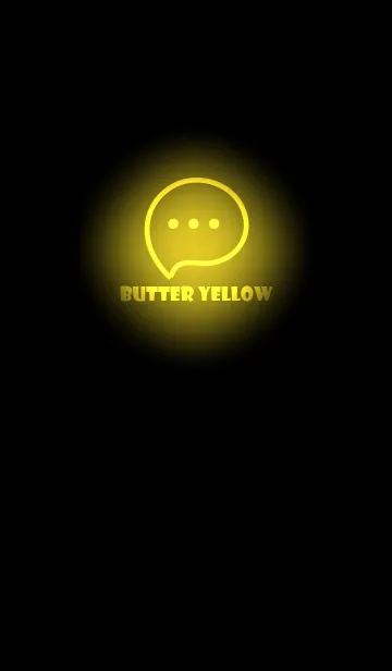 [LINE着せ替え] Butter Yellow Neon Theme V3 (JP)の画像1