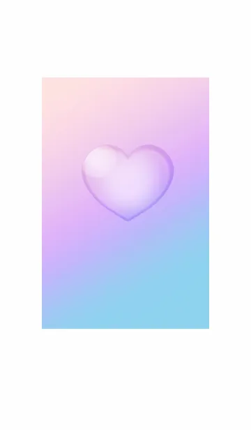 [LINE着せ替え] 幸せいっぱいになれるハートグラデ・11の画像1