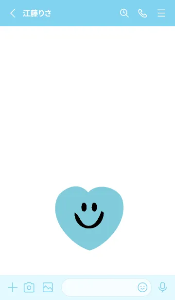 [LINE着せ替え] ハート スマイル _35の画像2